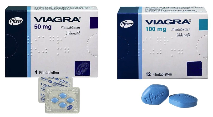 Viagra Potenzmittel als Filmtabletten von Pfizer - Viagra Nebenwirkungen